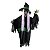 Enfeite Decorativo de Halloween com Som, Luz e Movimento - Bruxa Zidonia - 1,30m - 1 unidade - Cromus - Rizzo - Imagem 4