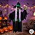 Enfeite Decorativo de Halloween com Som, Luz e Movimento - Bruxa Zidonia - 1,30m - 1 unidade - Cromus - Rizzo - Imagem 6