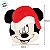 Almofada Mickey com Gorro 50cm - 1 unidade - Disney Original - Rizzo - Imagem 4