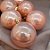 Bola de Natal em Tubo - Perolado Rose Gold - 7cm - 6 unidades - Cromus - Rizzo - Imagem 3