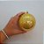 Bola de Natal em Tubo - Perolado Ouro - 10cm - 6 unidades - Cromus - Rizzo - Imagem 2