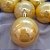 Bola de Natal em Tubo - Perolado Ouro - 7cm - 6 unidades - Cromus - Rizzo - Imagem 3