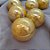 Bola de Natal em Tubo - Perolado Ouro - 6cm - 6 unidades - Cromus - Rizzo - Imagem 3