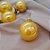 Bola de Natal em Tubo - Perolado Ouro - 5cm - 6 unidades - Cromus - Rizzo - Imagem 5