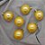 Bola de Natal em Tubo - Perolado Ouro - 5cm - 6 unidades - Cromus - Rizzo - Imagem 4