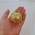 Bola de Natal em Tubo - Perolado Ouro - 5cm - 6 unidades - Cromus - Rizzo - Imagem 1