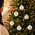Bola de Natal em Tubo - Liso/Glitter/Nacarado Branco - 10cm - 6 unidades - Cromus - Rizzo - Imagem 5