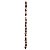 Galho Com Pinhas e Madeira - Marrom - 125cm  - 1 unidade - Cromus - Rizzo - Imagem 1