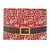 Jogo Americano Roupa Noel - Vermelho/Branco/Preto - 46x33cm - 4 unidades - Cromus - Rizzo - Imagem 1