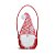 Bolsinha de Natal Kringle - Vermelho/Branco - 22x10cm  - 1 unidade - Cromus - Rizzo - Imagem 1