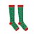 Meia de Natal Cano Longo Adulto Gorro Noel - Verde/Vermelho - 50cm  - 1 unidade - Cromus - Rizzo - Imagem 1