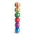 Bolas de Natal Em Tubo Glitter - Colorido - 10cm - 6 unidades - Cromus - Rizzo - Imagem 1