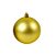 Bola de Natal Gigante Fosco - Ouro - 20cm - 1 unidade - Cromus - Rizzo - Imagem 1