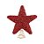 Ponteira De Árvore Estrela Vermelho - 20cm - 1 unidade - Cromus - Rizzo - Imagem 1