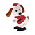 Cachorro Noel Decorativo em Pé com Som e Movimento - 16cm - 1 unidade - Cromus - Rizzo - Imagem 1