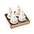 Vela Natalina 3D Boneco de Neve - 6cm - 4 unidades - Cromus - Rizzo - Imagem 1