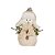 Boneco De Neve Decorativo com Cachecol/Gorro de Tricô - 34cm - 1 unidade - Cromus - Rizzo - Imagem 1