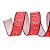 Fita de Cetim Estampa Minnie - Vermelho/Branco/Preto - 3,8x1000cm - 1 unidade - Cromus - Rizzo - Imagem 1