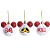 Kit Bolas de Natal Disney Mickey - Sortido - Vermelho, Branco e Amarelo - 6 cm  - 6 unidades - Cromus - Rizzo - Imagem 1