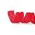 Fita Aramada Losangos - Vermelho - 6,3cmx4,5m  - 1 unidade - Cromus - Rizzo - Imagem 1