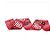 Fita Aramada Ho Ho Ho - Vermelho - 6,3cmx9,14m  - 1 unidade - Cromus - Rizzo - Imagem 1
