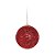 Bolas de Natal Glitter - Vermelho - 10cm - 4 unidades - Cromus - Rizzo - Imagem 1