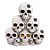 Enfeite Decorativo Halloween - Crânios da Morte - 32cm - 1 unidade - Cromus - Rizzo - Imagem 1