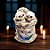 Enfeite Decorativo Halloween - Crânios Noite do Terror com Luz - 1 unidade - Cromus - Rizzo - Imagem 1
