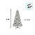Árvore de Natal Nevada - 611 galhos - 2,1m - 1 unidade - Rizzo - Imagem 2