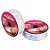 Fita de Cetim ECF005TR 22mm - Cor 162 - Flocos de Neve Degradê Candy - Rolo 10 metros  - 1 unidade - Progresso  - Rizzo - Imagem 1