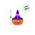 Enfeite Decorativo de Halloween - Cabeça de Abóbora - 48cm - 1 unidade - Girotoy - Rizzo - Imagem 2
