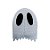 Enfeite Decorativo de Halloween - Fantasminha - 16cm - 1 unidade - Girotoy - Rizzo - Imagem 1