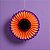 Enfeite Decorativo de Halloween - Girassol - 25cm - 1 unidade - Girotoy - Rizzo - Imagem 1
