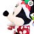 Pelúcia Minnie Noel com Vestido Poá - Vermelho/Branco - 42cm - 1 unidade - Cromus - Rizzo - Imagem 3
