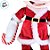 Pelúcia Mickey Noel Candy Cane - Vermelho/Branco - 40cm - 1 unidade - Cromus - Rizzo - Imagem 3