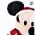 Pelúcia Mickey Noel Candy Cane - Vermelho/Branco - 40cm - 1 unidade - Cromus - Rizzo - Imagem 2