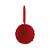 Bolas de Natal Pompons - Vermelho - 8cm - 6 unidades - Cromus - Rizzo - Imagem 1
