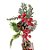 Pick Folhas, Frutas e Pinha Nevado - Verde/Marrom - 30cm   - 1 unidade - Cromus - Rizzo - Imagem 3