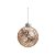 Bolas de Natal Glitter - Champanhe - 8cm - 6 unidades - Cromus - Rizzo - Imagem 1