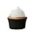 Forminha Cupcake - Preta - Nº 0 - 45 unidades - Mago - Rizzo - Imagem 1