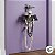 Enfeite Decorativo Halloween - Caveira Baltasar - 1 unidade - Cromus  - Rizzo - Imagem 5