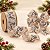 Fita Noel - Cru/ Preto - 6,3 cm x 9,14 m - 1 unidade - Cromus - Rizzo - Imagem 1