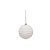 Bola de Natal - Branco - 8 cm - 6 unidades - Cromus  - Rizzo - Imagem 1