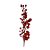 Galho Berry de Natal - Vermelho - 62cm - 1 unidade - Rizzo - Imagem 1