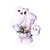 Corujas Decorativas de Natal - Branco - 18cm - 1 unidade - Rizzo - Imagem 1