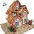 Casinha Decorativa de Natal em Madeira - 22cm - 1 unidade - Rizzo - Imagem 3