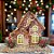 Casinha Decorativa de Natal em Madeira - 22cm - 1 unidade - Rizzo - Imagem 1