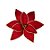 Poinsetia Decorativa de Natal - Vermelho - 32cm - 1 unidade - Rizzo - Imagem 1