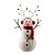Boneco de Neve com Cachecol Decorativo de Natal - 1 unidade - Rizzo - Imagem 1