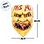 Máscara de Halloween Kiss Me - Amarelo/Vermelho - 1 unidade - Cromus - Rizzo - Imagem 4
